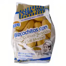 Seba-Seba Bizcochitos con Chía Quinua Salvado y Sal Marina