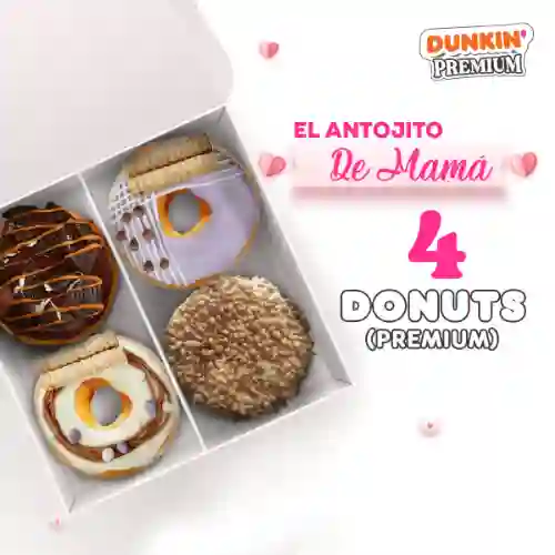 Caja de 4 Donuts Premium