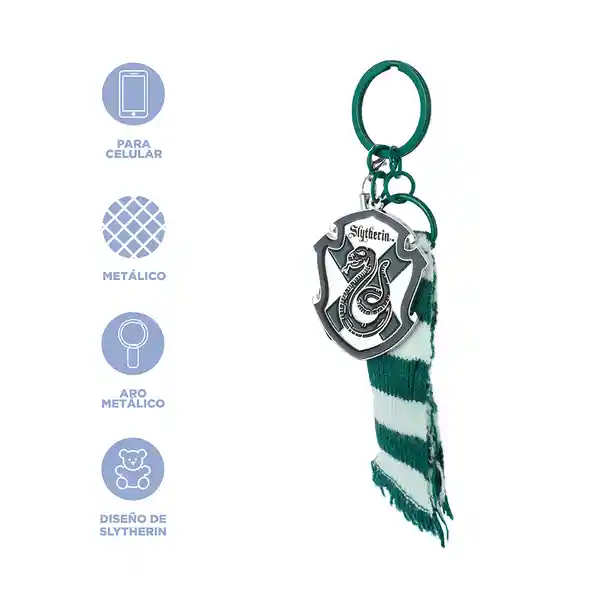 Colgante Para Celular Serie Harry Potter Scarf Slytherin Miniso
