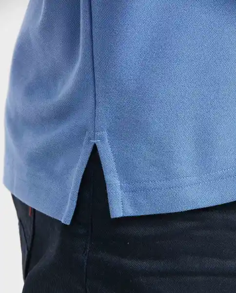 Camiseta Polo Clasic Azul Mezclilla Medio S Chevignon