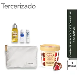 Combo Franui Chocolate Con Leche + Kit Iconos Loccitane