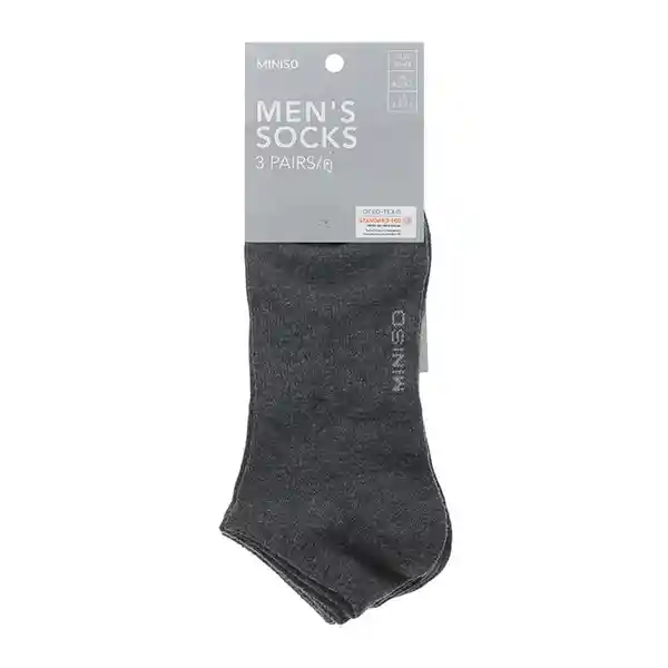 Pack de Medias Deportivas Para Hombre Gris