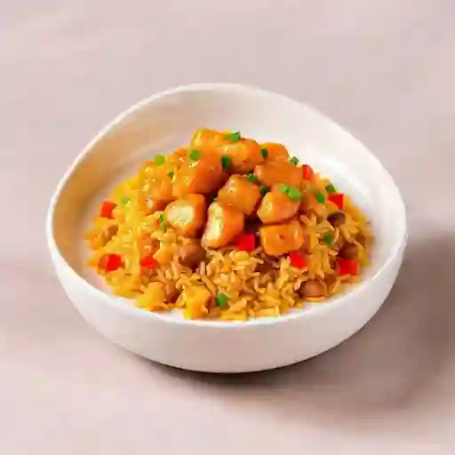 Arroz Especial y Pollo Agridulce