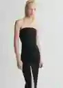Vestido Sage Negro Talla M Mujer Mango