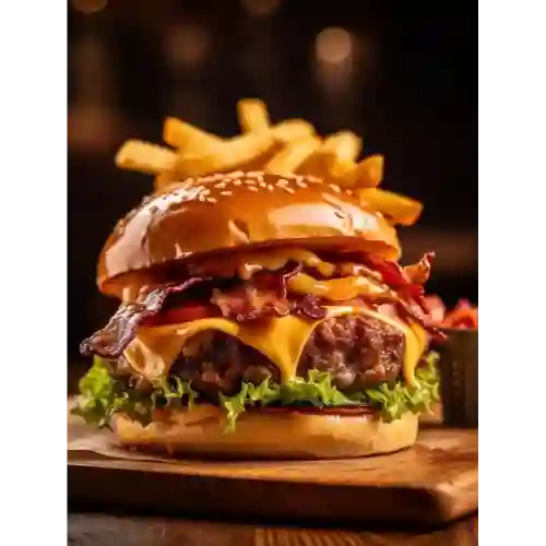 Hamburguesa con Tocineta