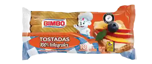Bimbo Tostadas 100 % Integrales