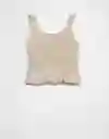 Suéter Tejido Mujer Blanco Talla Medium 1511106 American Eagle