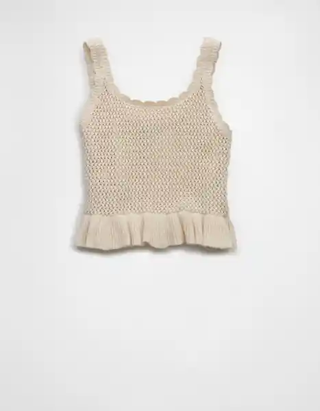 Suéter Tejido Mujer Blanco Talla Medium 1511106 American Eagle