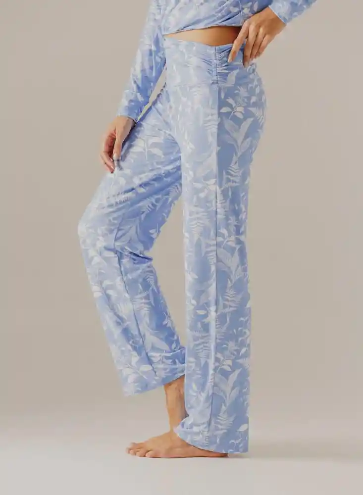 Bronzini Pantalón Pijama Azul XS