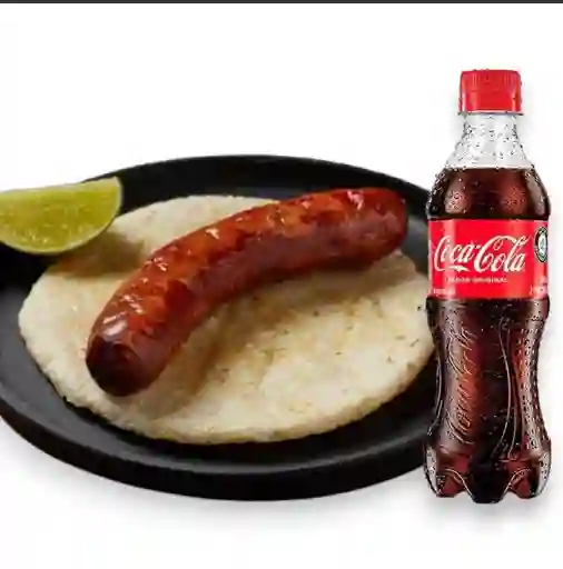 Chorizo Carriel Arepa Combo