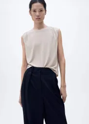 Camiseta Kiwi Piedra Talla M Mujer Mango