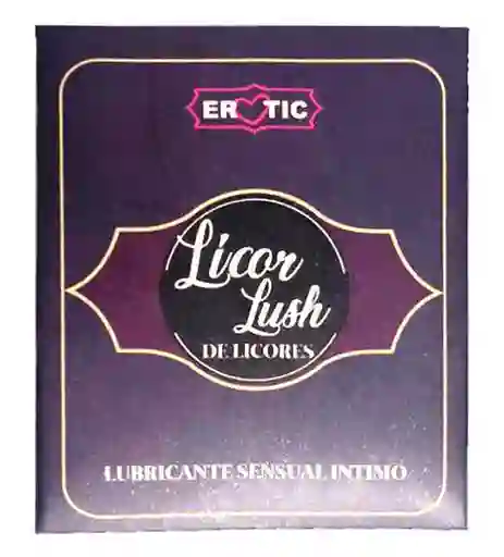 Erotic Lubricante Íntimo Caliente Licor Lush Sachet Anis 30 mL