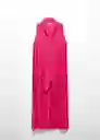 Vestido Turmalin-A Fucsia Talla M Mujer Mango