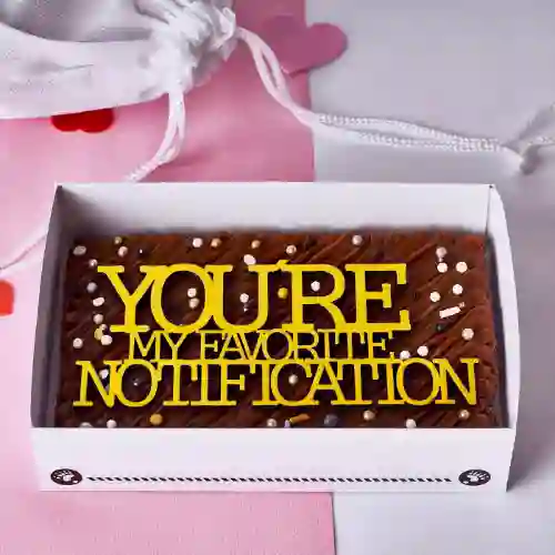 Brownie Favorite Notification (15X10cm)