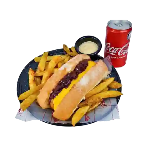 Combo hot dog alemán