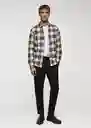 Camisa Callas Blanco Talla L Hombre Mango