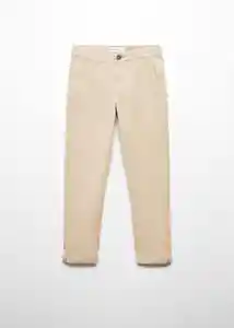 Pantalón Piccolo 5 Beige Talla 06 Niños Mango