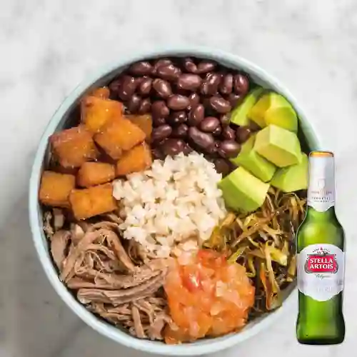 Combo Bowl Paisa + Cerveza Stella Artois Bot. 330ml
