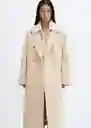 Abrigo Love Crudo Talla L Mujer Mango