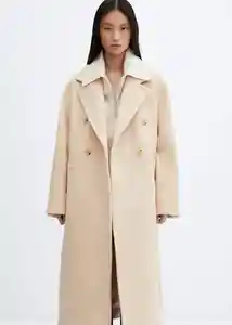 Abrigo Love Crudo Talla L Mujer Mango