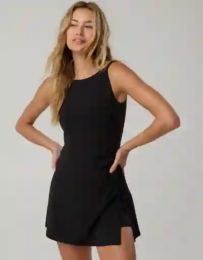 Vestido Aerie Negro Talla Small 1681073 American Eagle
