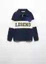 Sudadera John Navy Talla 06 Niños Mango