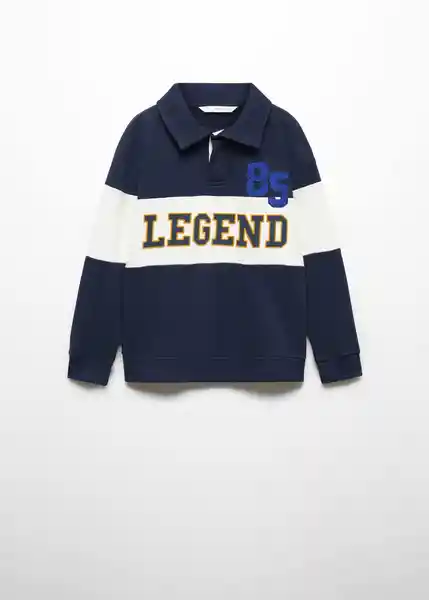 Sudadera John Navy Talla 06 Niños Mango