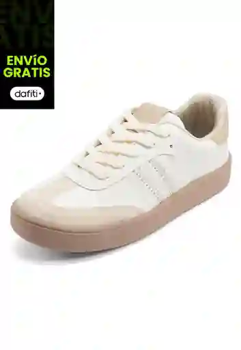 Tenis Brazil Dama Marfil Talla 38 Tellenzi