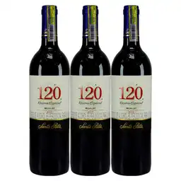 Vino Santa Rita 120 Reserva Especial Merlot X750 Ml 2X3