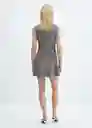 Vestido Alexia Crudo Talla XL Mujer Mango