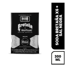 Bretaña Soda 6 Und + Sal Para Michelar 25 g