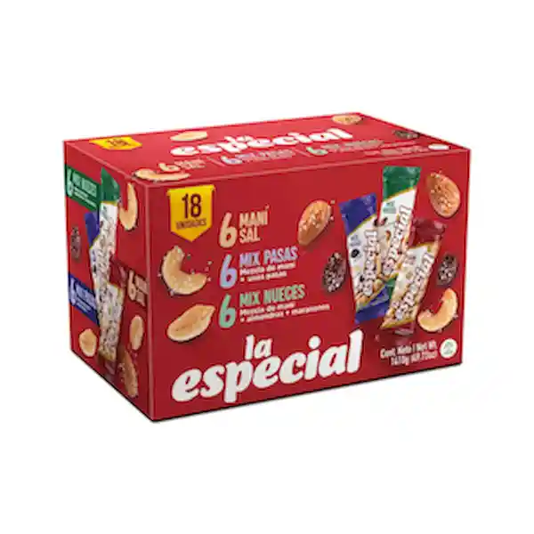 La Especial Pack Maní y Nueces Sabores Surtidos