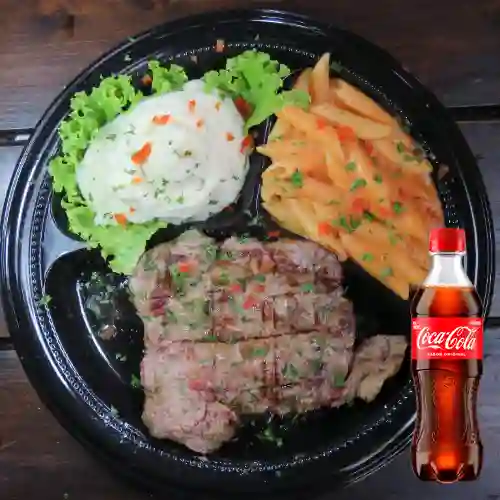 Combo Lomo Redondo Al Grill +Cocacola Orig 400ml