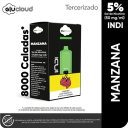Vapeador Glucloud Manzana Indi