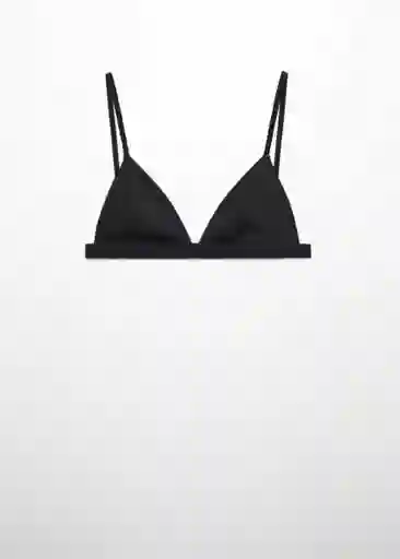 Sujetador Frap Negro Talla M Mujer Mango