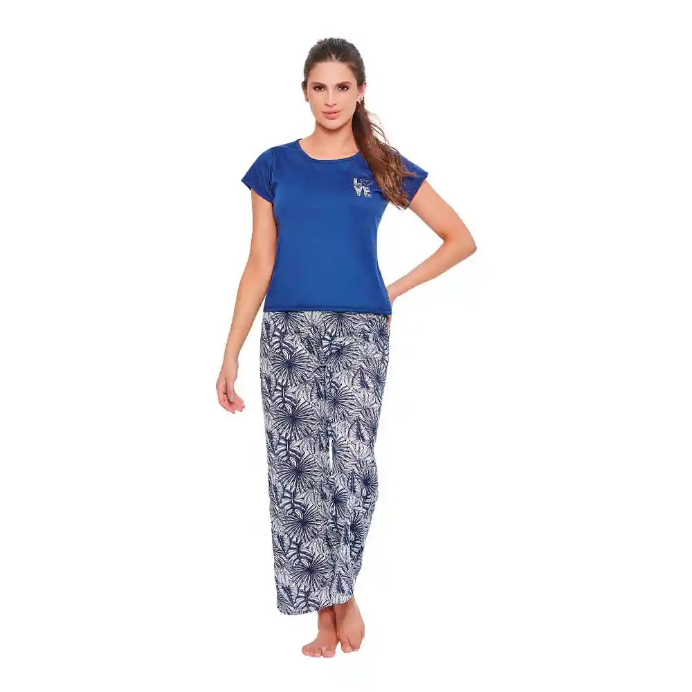 Pantalon de Pijama Largo en Algodón Lely Talla 2xl