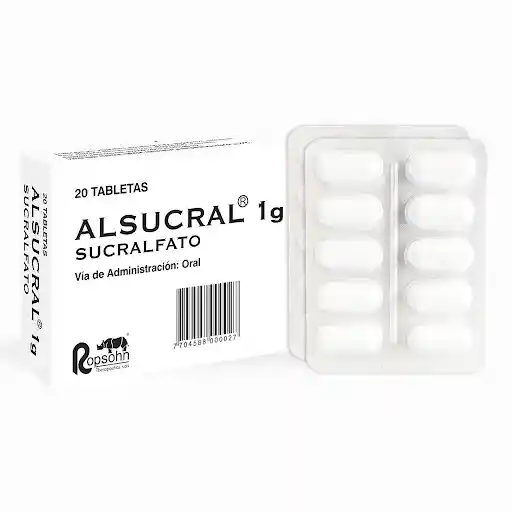 Alsucral Sucralfato  (1 g)
