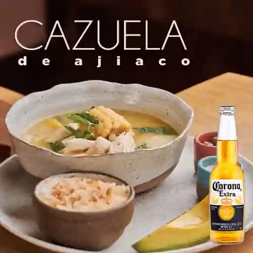 Combo Cazuela de Ajiaco + Corona 330 ml