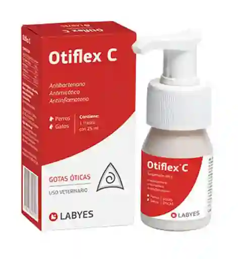 Otiflex Gotas Óticas Uso Veterinario (0.8% / 2% / 0.25% )