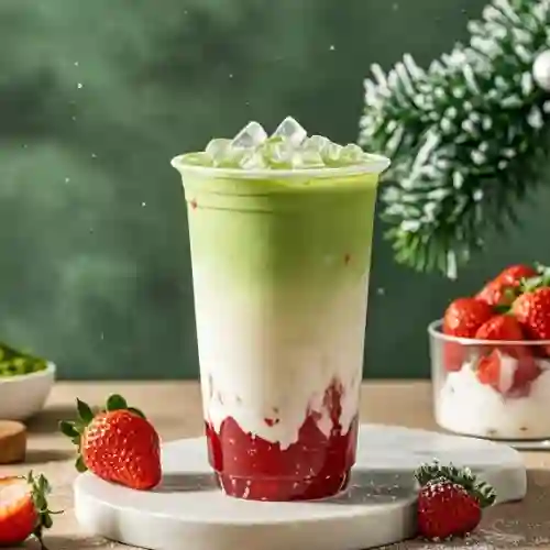 Matcha Fresa Bonbón