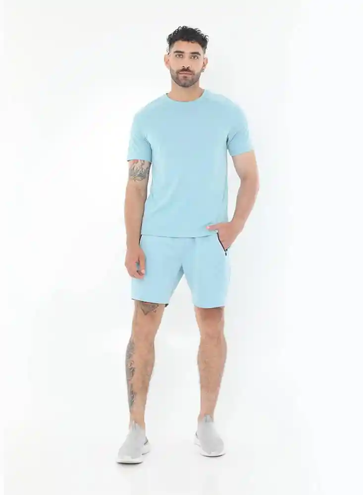 Pantaloneta L-azul Clar