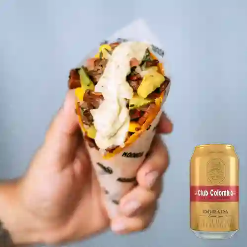 Combo Solomito Búfalo + Club col. Dorada Lta 330ml