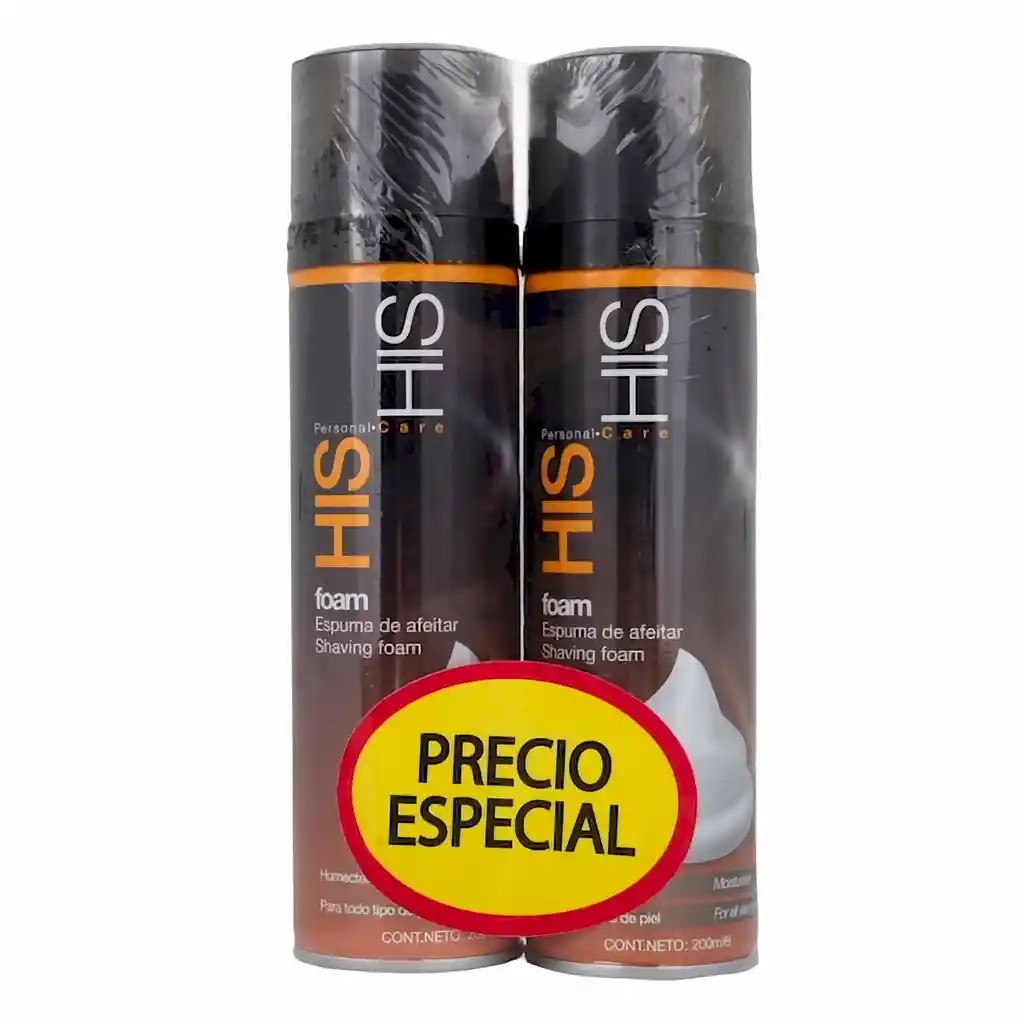His His Espuma para Afeitar Shaving Foam