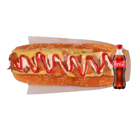 Combo Perro Ranchero + Coca Cola Original 400 ml