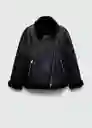 Chaqueta Adri Negro Talla M Mujer Mango