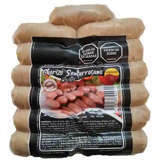 Chorizo Santarrosano Coctel Chorinano's Premium