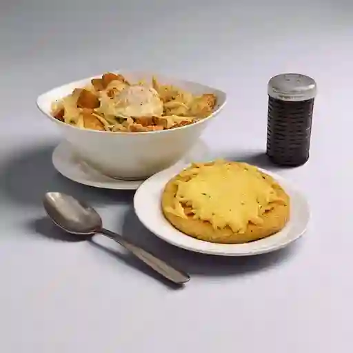 Changua con Arepa