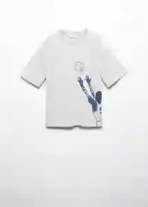 Camiseta Sport Celeste Talla 10 Niños Mango