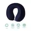 Almohada Viaje Espuma Viscoelástica Azul Marino Serie Miniso