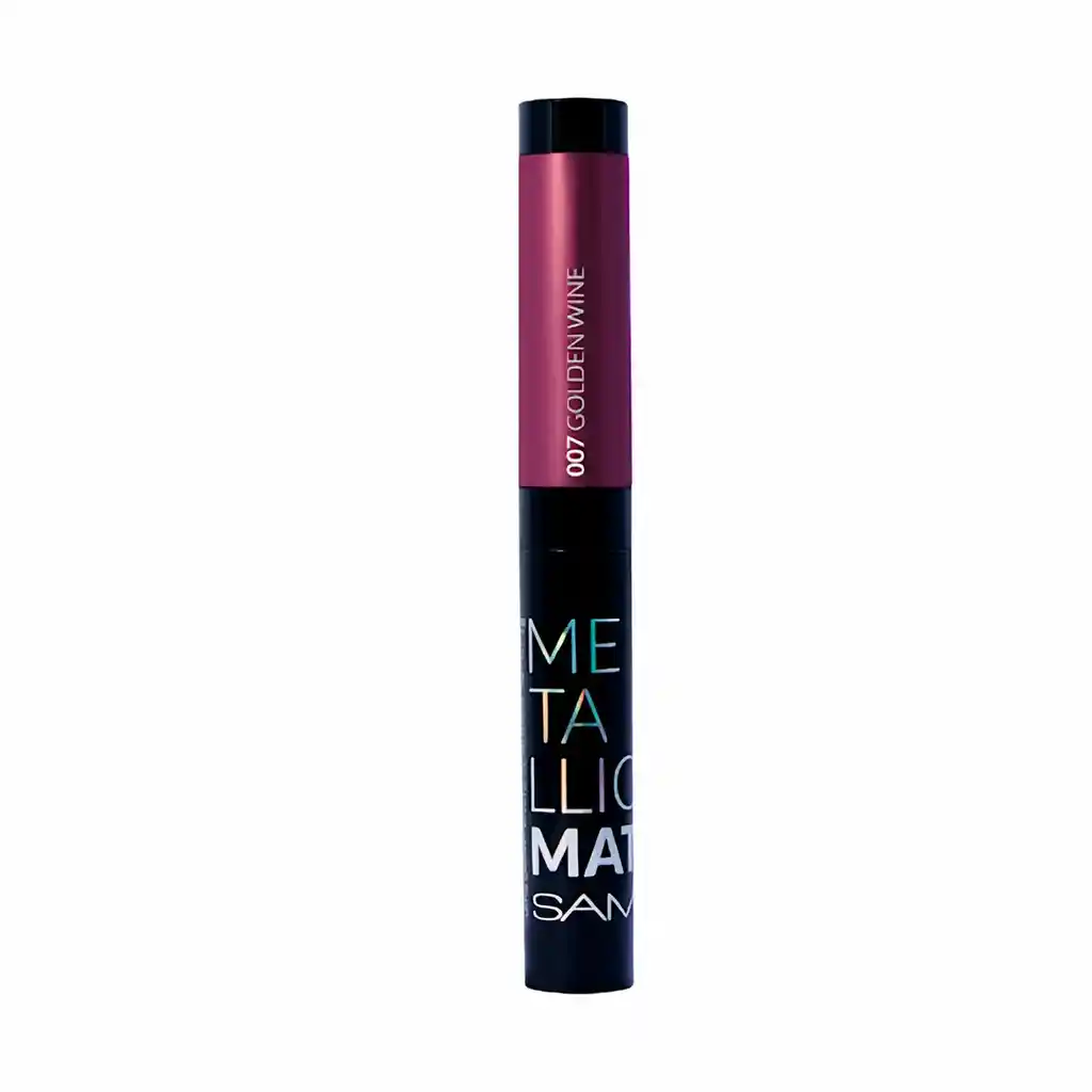 Samy Labial Mate Metallic Golden Wine